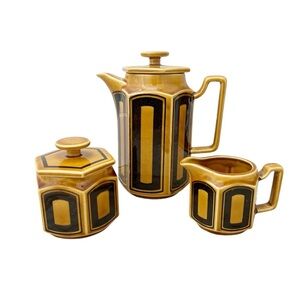 Vintage Made in Japan Tea Pot Sugar Dish & Cramer Mid-Century Modern